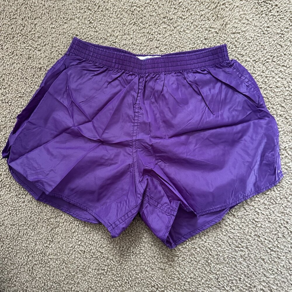 purple Soffe shorts, sz Med